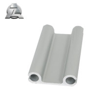 perfil anodizado de aluminio extruido de doble vía Keder carril